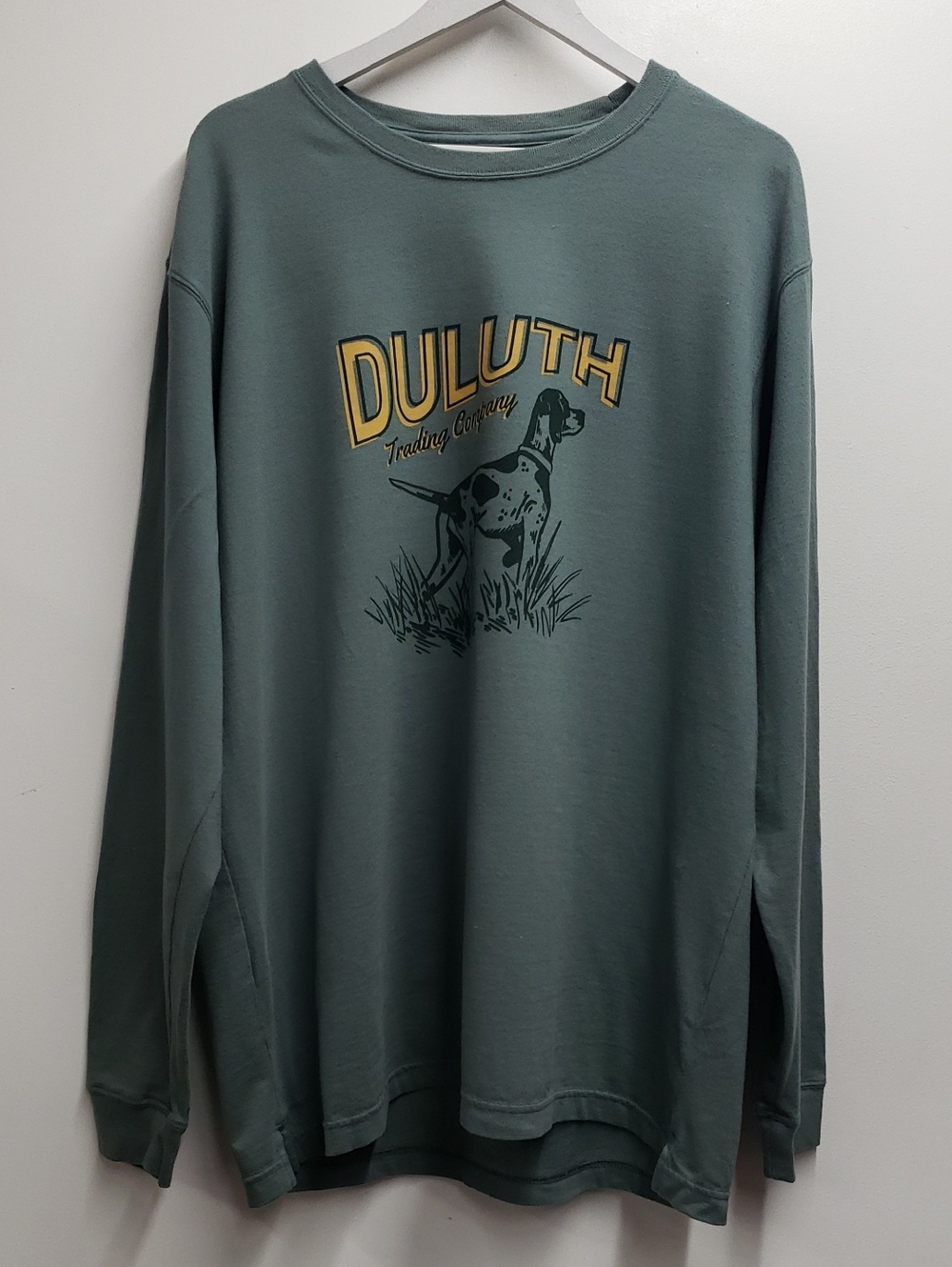 Duluth Trading Relaxed Fit Longtail T Graphic T Shirt Men's Size Large